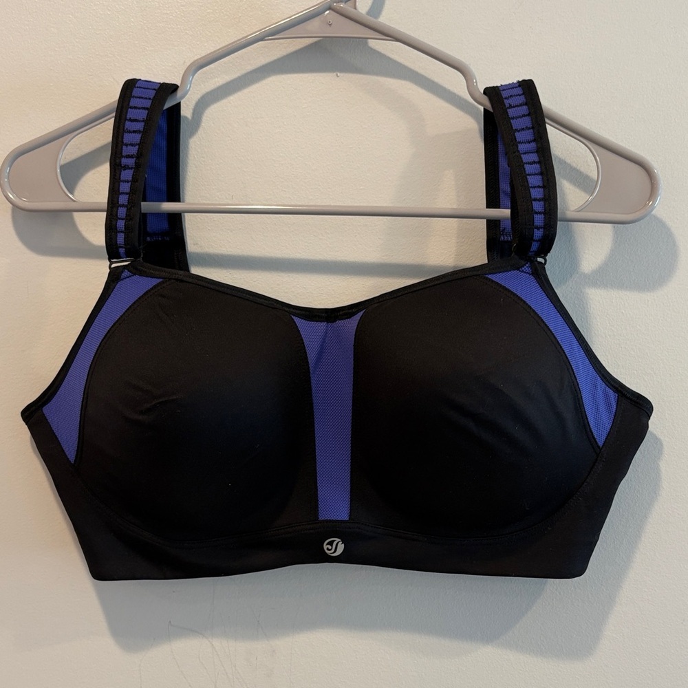 Soma Black and Blue Sports Bra